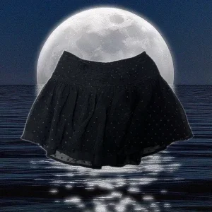 Moonlight Glitter Mini Skirt