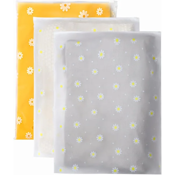 10 stk Genanvendelige Ziplock-poser, 40 x 50 cm Store Plastik Hospitalposer Rejse Tøj Opbevaringsposer Klar Forseglede Poser Vandafvisende Organiser 