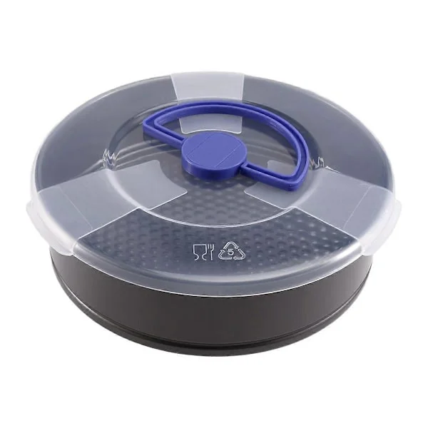 Springform Kakform, Rund Springform Kakform, Non-Stick Kakform, Springform Panna med Lock och Avtagbar Botten