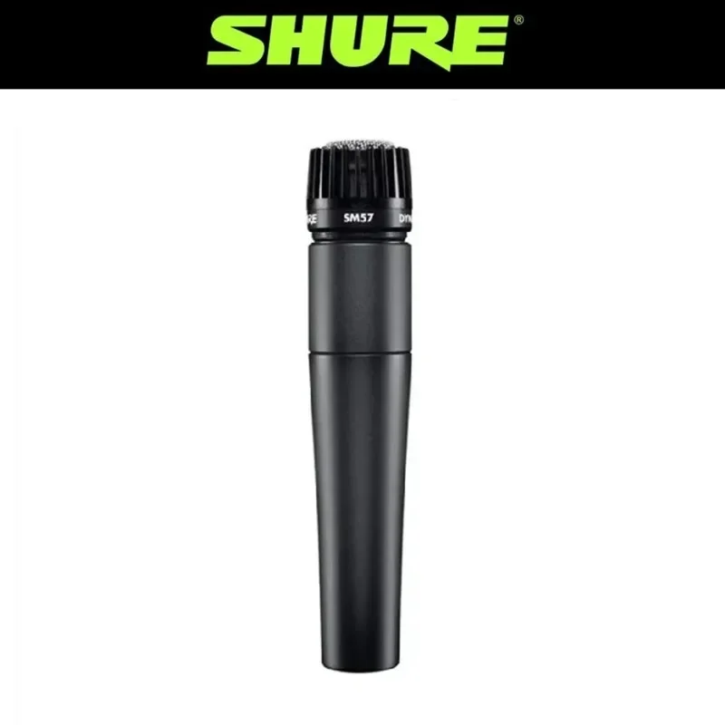 AliExpress - Microphone d'instrument Shure SM57, micro dynamique cardioïde, micro à main classique pour la voix, la scène, la guitare, le studio, le 