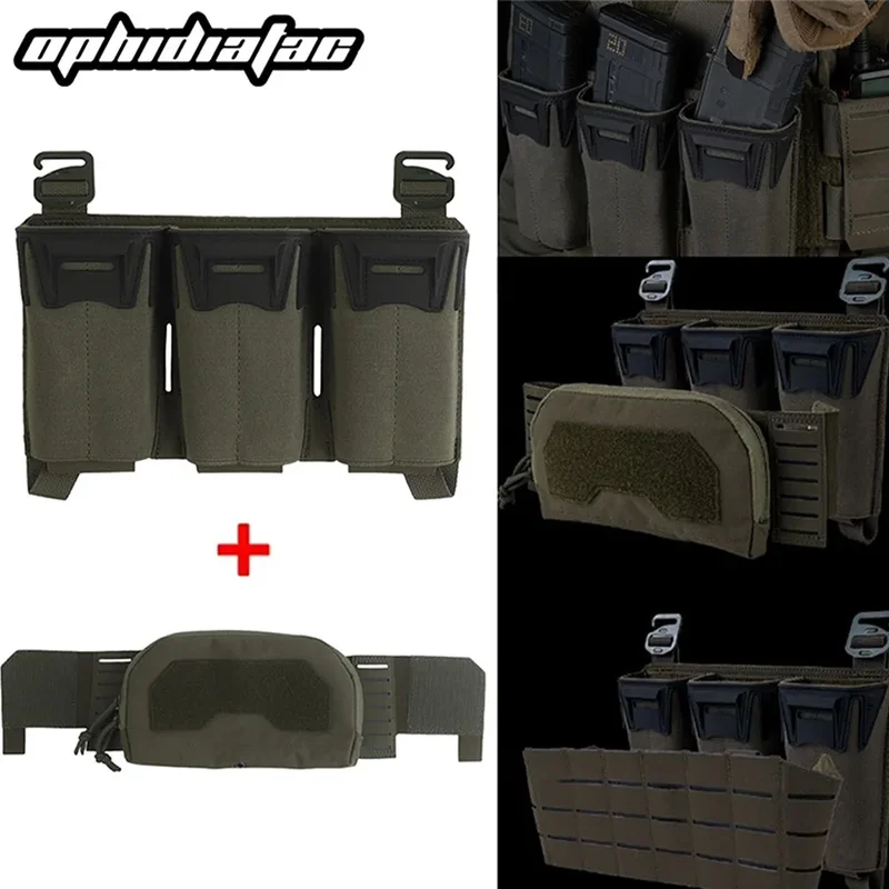 AliExpress - OPHIDIANTAC Mehrkaliber Triple Mag Bag 3 5,56 Mag/6 9 mm lange Magazintaschen im Agilit-Stil, Jagdwesten-Plattenträger-Zubehör