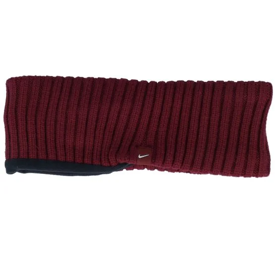 Nike - Rood headband Beanie - Warm Knit Maroon Headband @ Hatstore