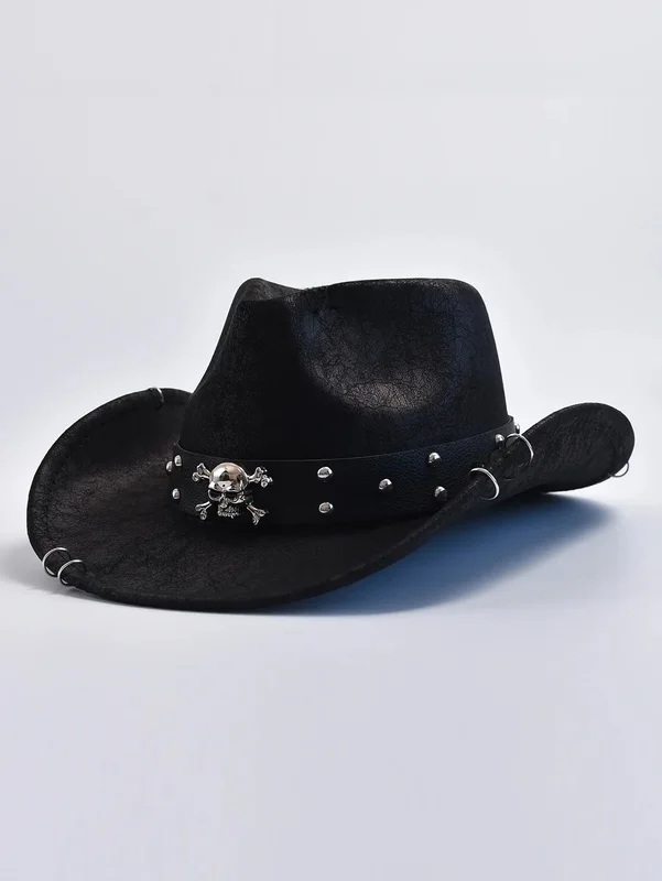 AliExpress - Chapeau de Cowboy occidental Vintage en Faux cuir pour hommes, chapeaux de Jazz pour hommes, chapeau de Cowgirl Panama Sombrero Hombre