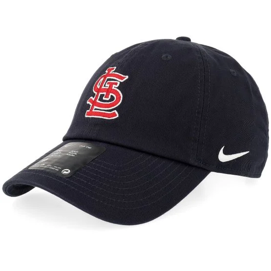 Nike MLB - MLB Modrá unconstructed Kšiltovka - St. Louis Cardinals Club Navy Blue Dad Cap @ Hatstore