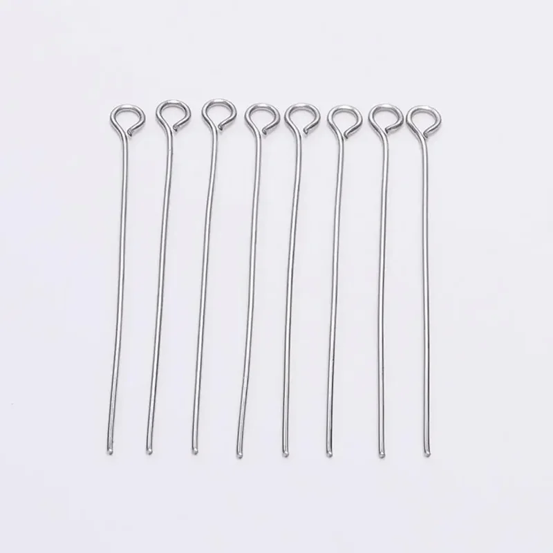 AliExpress - 100 stücke Edelstahl Auge Kopf Pins Metall Auge Pins Für Schmuck Machen Erkenntnisse Diy Ohrringe Anhänger Schmuck Pins Liefert