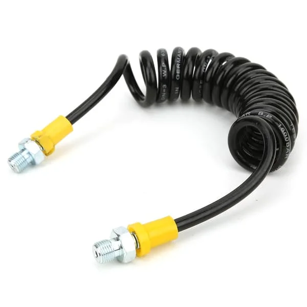 1,5 m Fleksibel Spiral Slange Rør 63mpa Høytrykksbestandige Koblinger for 30mpa Luftkompressorpumpe