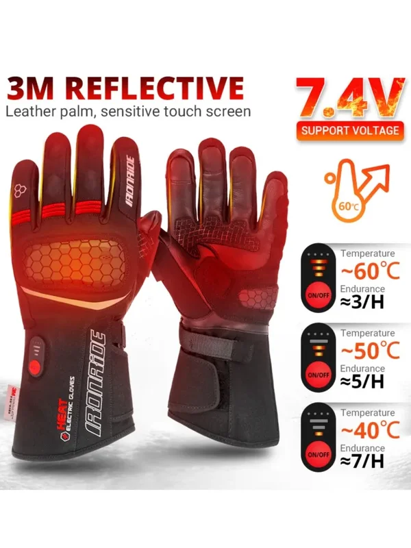 AliExpress - Gants chauffants pour Moto, gants chauffants électriques pour Moto d'hiver, chauds et imperméables pour écran tactile, gants auto-