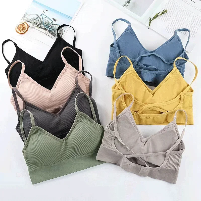AliExpress - Frauen Rohr Tops Büstenhalter frauen Sport-Bh Push-Up Unterwäsche Tops Nahtlose Sport Top Sexy Dessous Weibliche Tops Mädchen bh