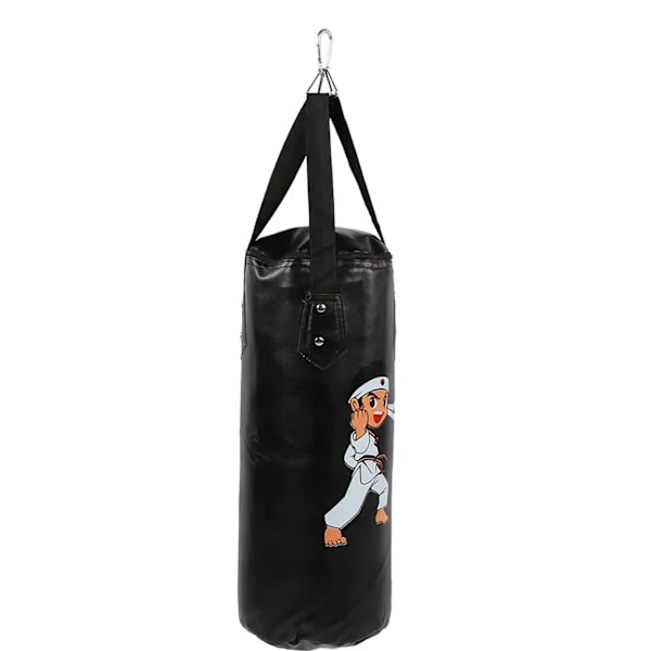 Børne Bokse Sandsæk Hængende Type Kid Sanda Muay Thai Træning Hul Udstyr Sort 60cm