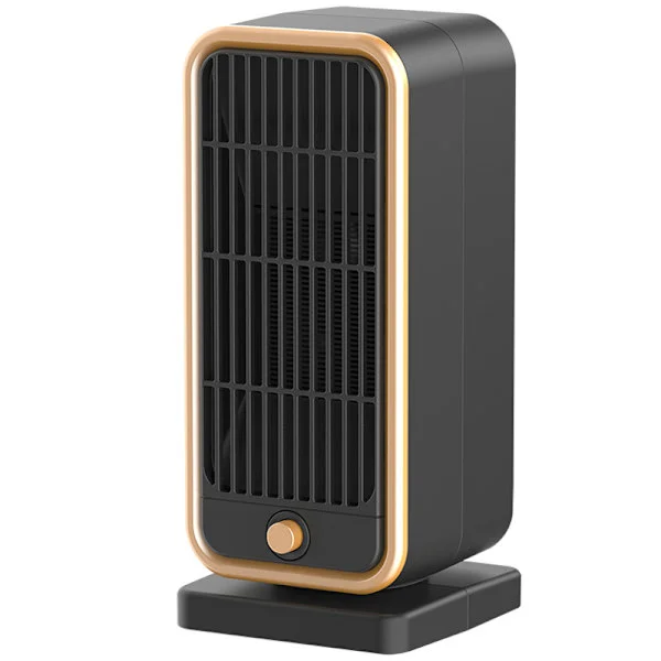 Elvärmare 500W – PTC Keramisk Värmefläkt med Tippskydd, Perfekt för Sovrum