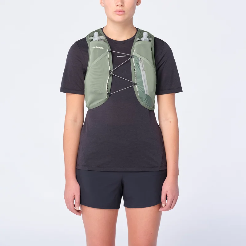 Salomon - Unisex Running Pack Active Skin 4 Set - Laurel Wreath / Lily Pad