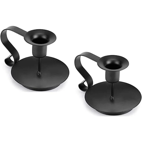 #Smidda järn koniska ljusstake svart ljusstake ljus#