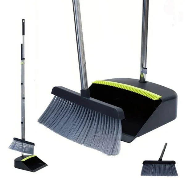 Adjustable Dustpan and Broom – Ergonomic Cleaning Set