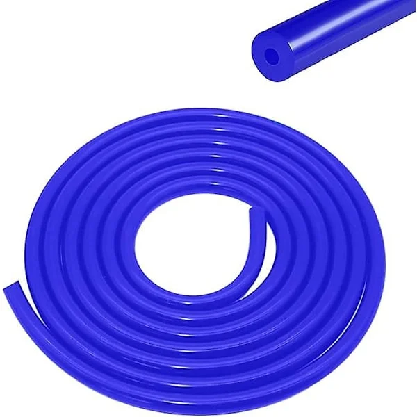 Silikonslang Vakuumslang Silikon Vakuumslang 5m Innerdiameter 3mm Blå Lämplig för Alla Luftpumpar, Tryckmätare, Turbinvakuumkopplingar (Blå