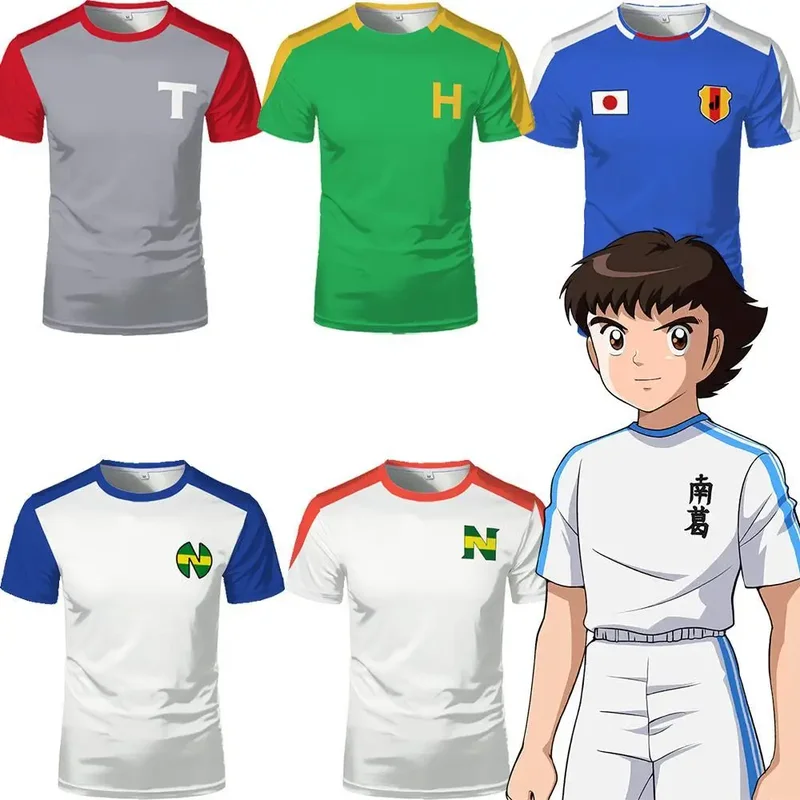 AliExpress - T-shirt populaire de l'anime South Kirk Captain Tsubasa ATOM LENDERS, maillot de jeu de rôle, vêtements de sport à séchage rapide pour 