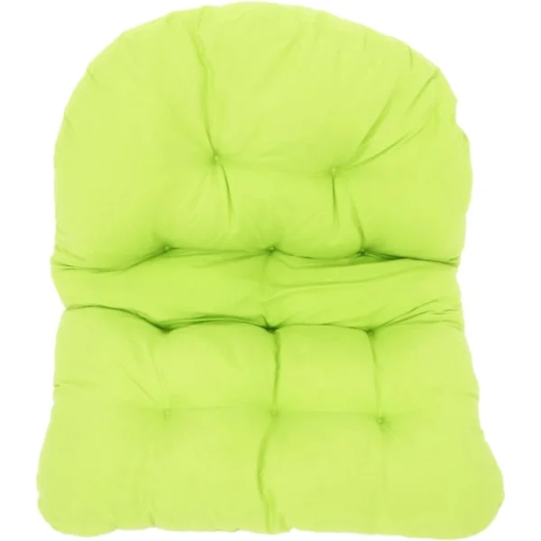 Äggstol Kudde Ersättning Trädgårdsdyna Uteplats Bänk Sittdyna Mjuk Polyester för Långvarig Användning