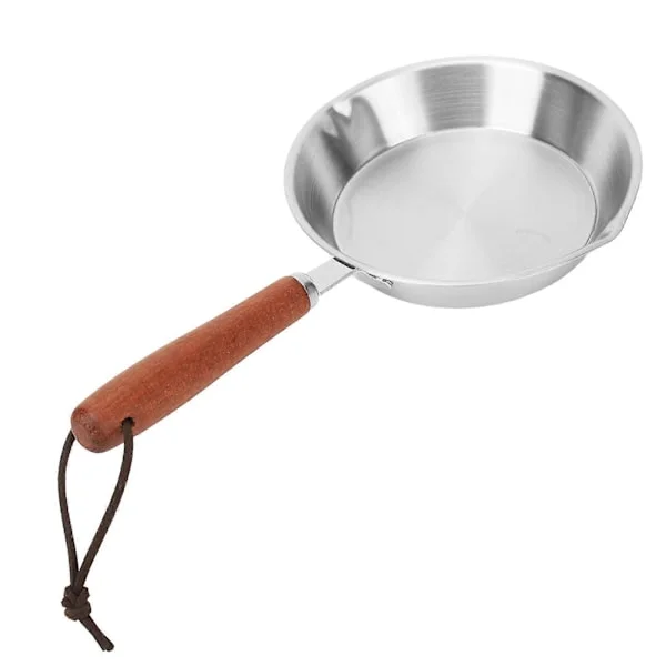 16 cm stekepanne i rustfritt stål, non-stick eggpanne, stekepanne for husholdning, restaurant, induksjonstopp