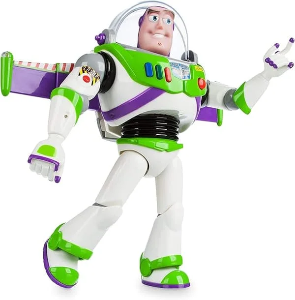 Butik Buzz Lightyear Interaktiv Talande Actionfigur Från Toy Story, 28 cm, Interagerar Med Andra Figurer Och Leksaker