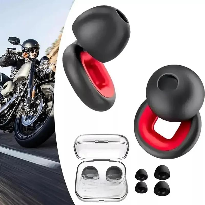 AliExpress - 1/2/3Pairs Schlaf Schalldichte Ohrstöpsel Motorrad Noise Reduction Ohrstöpsel Anti-lärm Stumm Ohrstöpsel Tragbare Motorrad ausrüstung