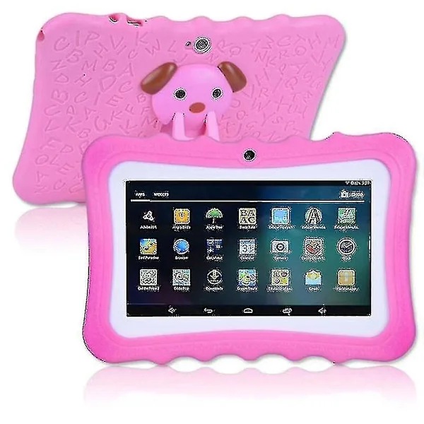 7" Lasten Tablet Android Tablet Pc 8gb Rom 1024*600 Resoluutio Wifi Lasten Tablet Pc, Pinkki
