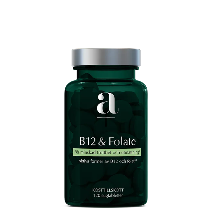 A+ B12 & Folat 120 sugtabletter