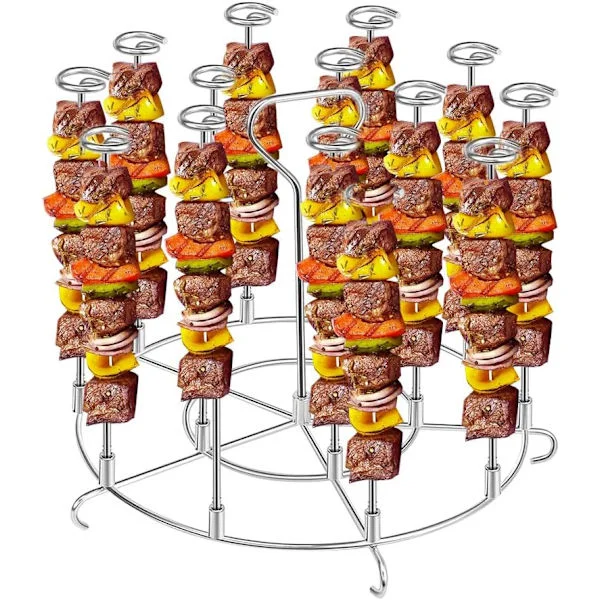 Spettställ i rostfritt stål för varmluftsfritös, torkställ, tillbehör till varmluftsfritös (6QT)