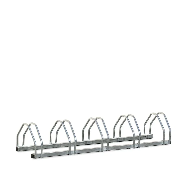 Stojak na rowery BRADLEY, 5 miejsc, 250x1320x330 mm