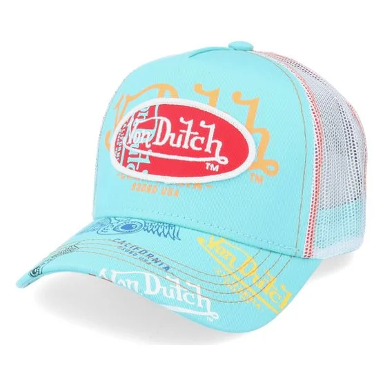 Von Dutch - Blau trucker Cap - Brand Mint Trucker @ Hatstore