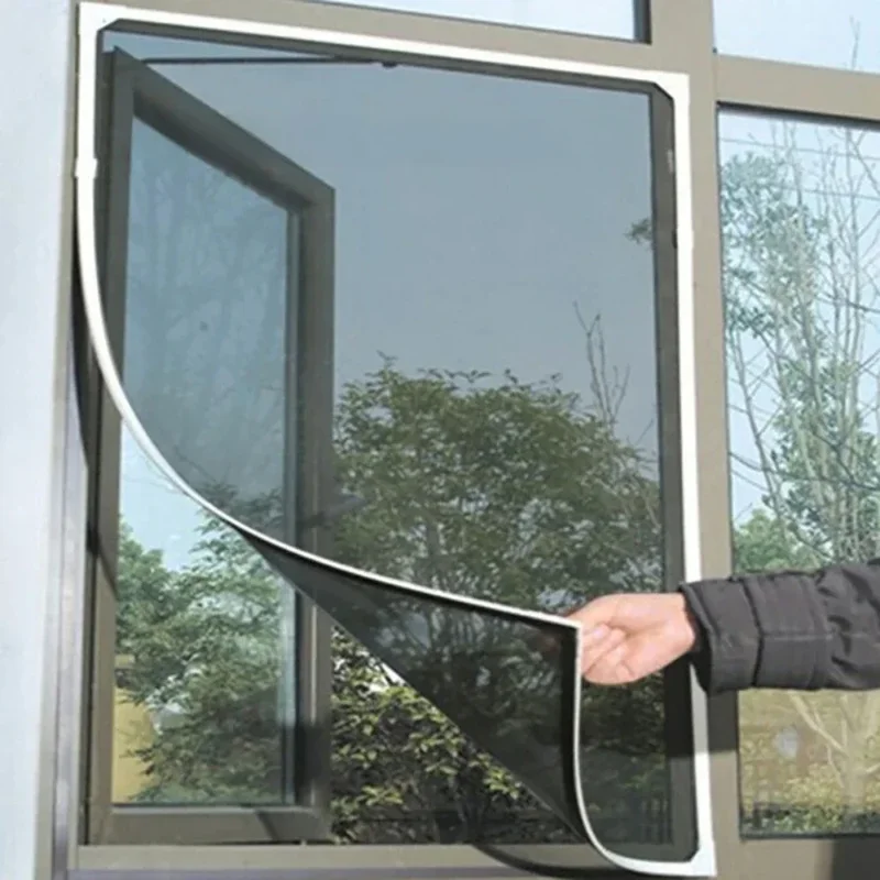 AliExpress - DIY-Moskitonetz für Bett, Fenster, Heimtextilien, das Netz für den Innenbereich, selbstklebend, Anti-Insekten- und Fliegengittervorhänge,