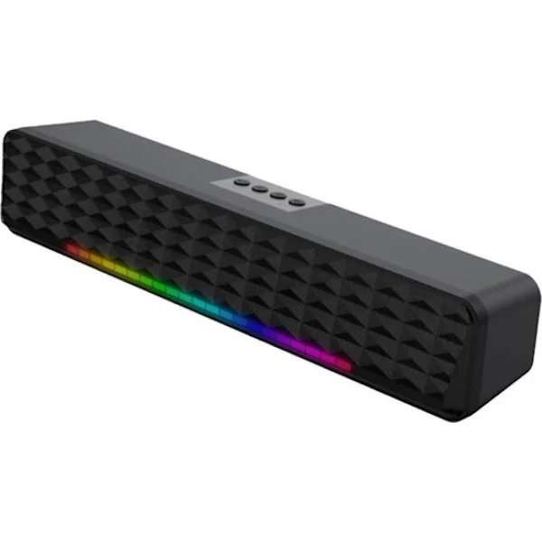 Bluetooth 5.0-høyttaler – Subwoofer-lydplanke – Dynamiske RGB-lyseffekter – PC-høyttalere – Profesjonelle dual-mode lydeffekter – Kompatibel med 