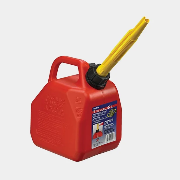 Kanister na benzynę / kanister paliwowy Scepter Gasoline Ameri-Can, 5 liter, z lejkiem do nalewania & odpowietrzeniem, polietylen wysokiej gęstości (