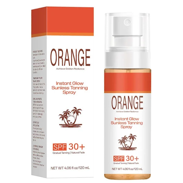 SPF30 Solkrem Spray Olje Ansikt Kropp Solbruningsolje SPF30 for Bassengkanten