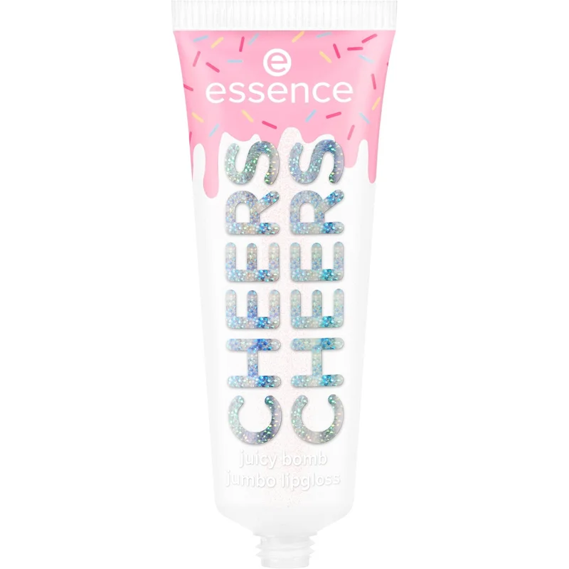 essence SAY IT WITH JUICY CHEERS juicy bomb jumbo lucidalabbra 02-Cake My Day! 30ml - Gloss