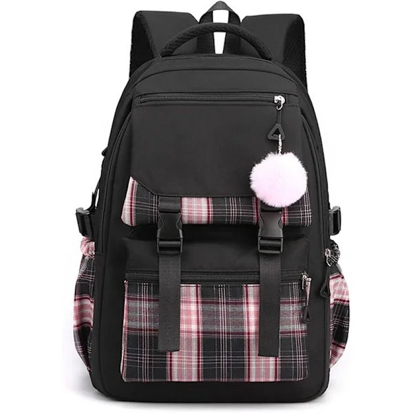 College Campus School Bag Women Korean Version School Backpack Decompression Girls School Bag Junior Shoulder Backpack