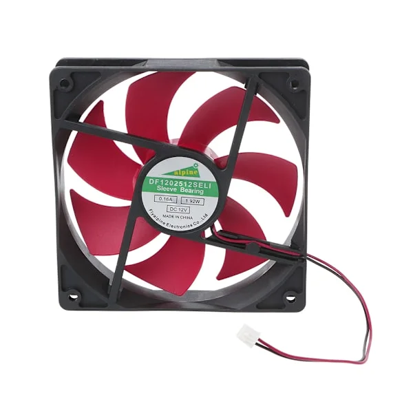 120x120x25mm CPU Kylfläkt för DC 12V 2pin Silent Kylfläkt CPU Kylare Chassi Kylare för stationär dator 1800RPM