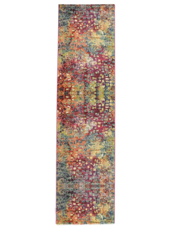 Abstract Davina Multicolor Runner Rug Small Oeko-Tex