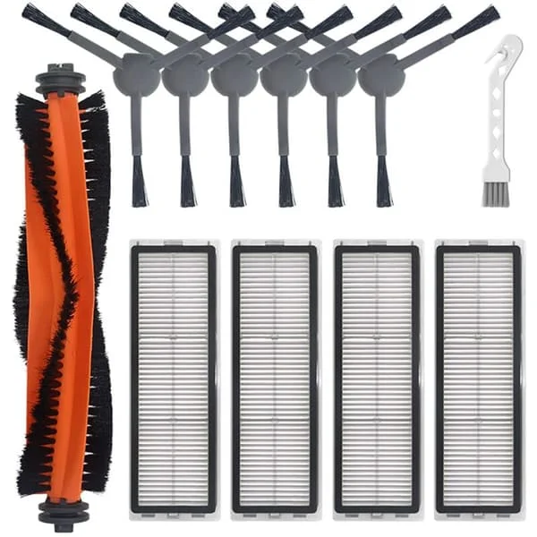 Replacement Parts for Xiaomi Dreame L10 Plus Robot Vacuum Cleaner, Side Brush, HEPA Filter, Main Brush, Wet and Dry Mop