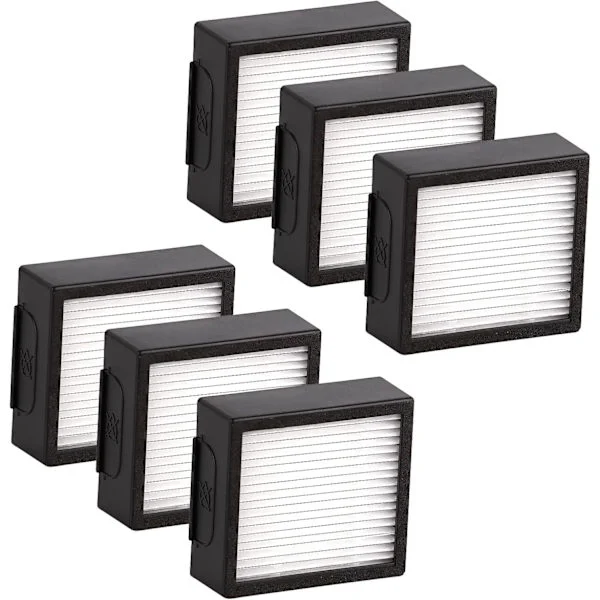 (6 st) Ersättnings HEPA-filter Kompatibelt med iRobot Roomba Combo J7+ plus/Combo j5+ Combo j9+ Robotdammsugare 6 st HEPA-filter Tillbehörssats