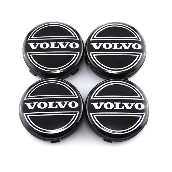 Volvo hjulcenterkapsler 64mm 4-pak, bilkapsler emblem udskiftning til Volvo hjul