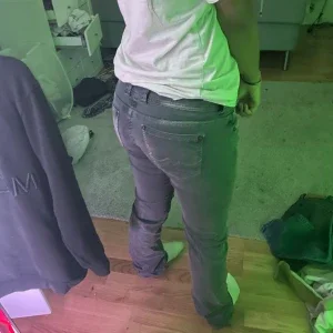 Pepe Grå jeans med låg midja