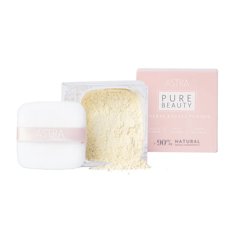 ASTRA MAKEUP PURE BEAUTY MINERAL BANANA POWDER 0001 - BANANA 10g - Cipria polvere