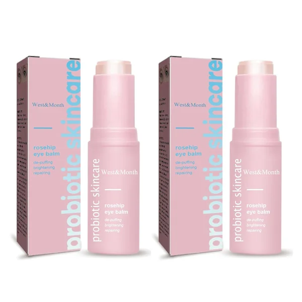 Nypon ögonstift, återfuktande ögonstift Multi Balm ögonljusare stick, bleker fina linjer och stramar upp huden Perfekt Alla hjärtans dag-present till 