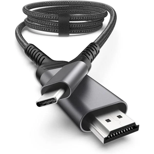 USB C to HDMI Cable, 4K@60Hz Type C to HDMI 2.0 Cable [Thunderbol
