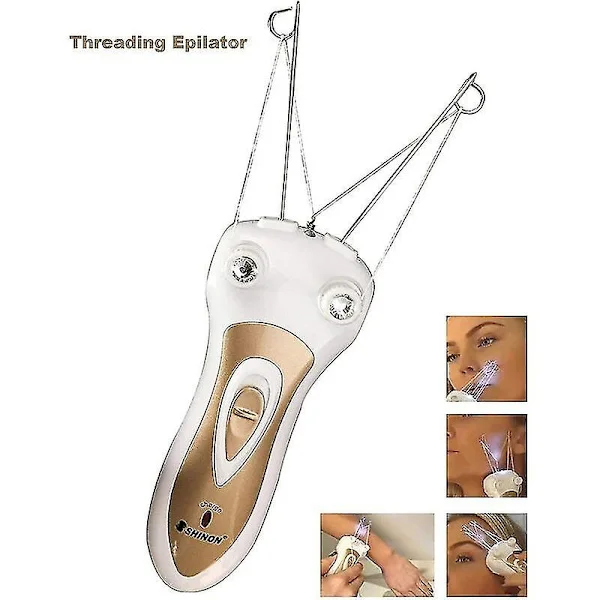Elektrisk ansigtshår epilator træ maskine bomuldstråd epilator genopladelig epilator shaver-WELLNGS