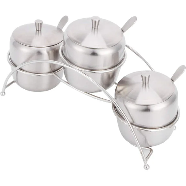 Kryddburk, kryddkruka, grillkrydda 304 rostfritt stål picknick utomhus camping resor