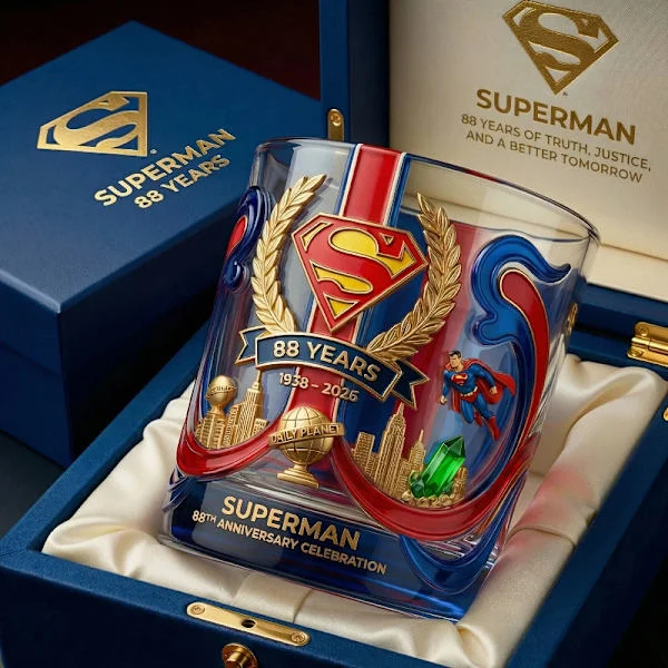 2026 Whiskey Glass Commemorative Drinking Cup Luxury Cocktail Glass Bar Party Gift Home Decor*Superhero Wine Glass*-FF-