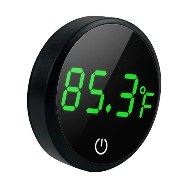 Självhäftande termometrar för akvarier, terrarier, temperaturmätare, akvarietermometrar med exakt/centigrad LCD-display