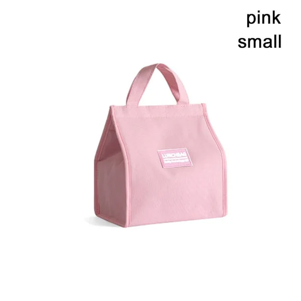 Isolerad Thermal Bag Kylväska Lunchväska ROSA LITEN