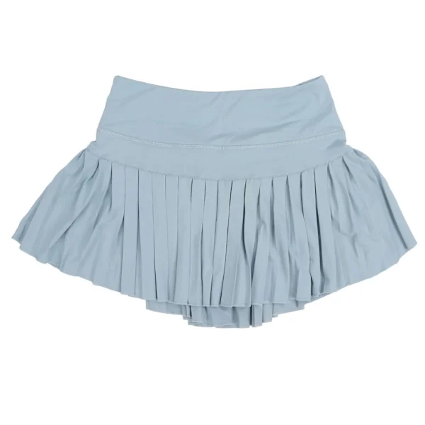 Åndbar Stretch Plisseret Nederdel med Lommer Dame Piger XL Sports Shorts Nederdel