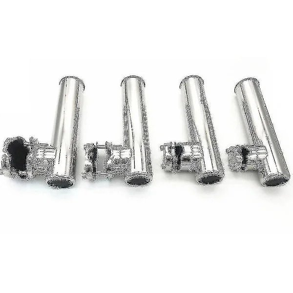 Rostfritt Stål Marin Fiske Spöhållare Justerbar Båt Fiske Spöhållare Kompatibel 19-25mm/28-32mm/43-51mm Fiskeverktyg Suk Story (present)-yuhao